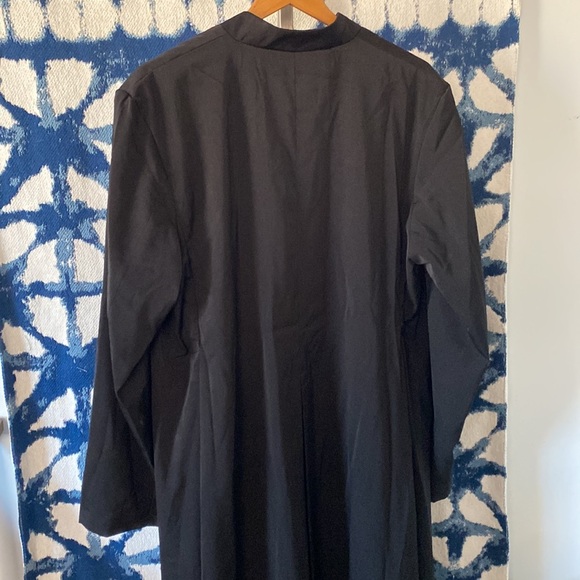 🧥IVY Robes 54 long black robe/jacket NWOT - Picture 12 of 16